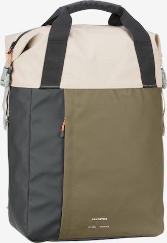 SANDQVIST Backpack 'Atle' in Green: front