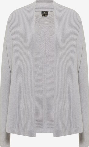 DreiMaster Klassik Knit Cardigan in Grey: front