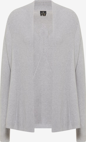 DreiMaster Klassik Knit Cardigan in Grey: front
