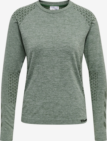 Hummel Performance Shirt in Green: front