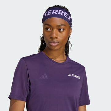 ADIDAS TERREX Functioneel shirt 'Xperior' in Lila