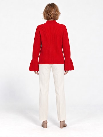 RYVAN Svetr 'Pullover' – červená