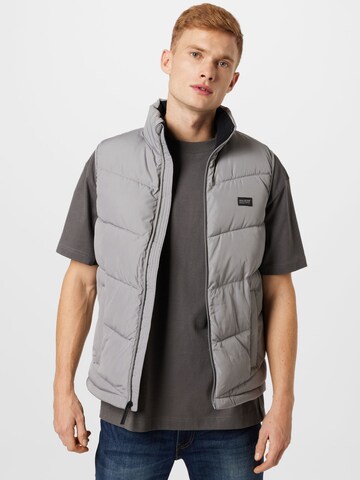 Gilet HOLLISTER en gris : devant