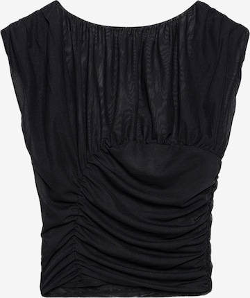 No Matter What Bluse in Schwarz: Vorderseite