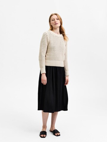 SELECTED FEMME Sweater 'CRUISE' in Beige