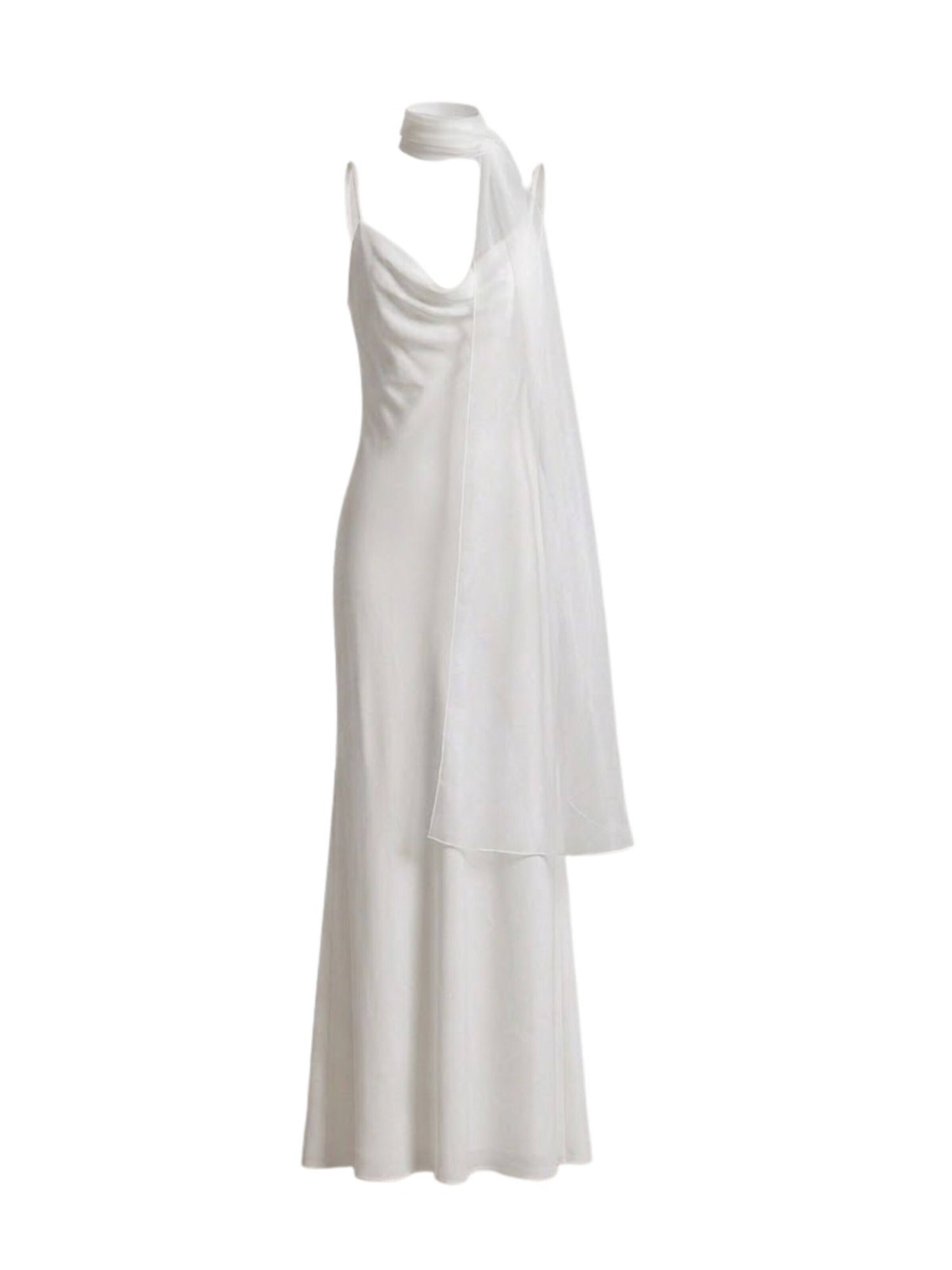 Abito da cocktail 'Jaffna Dress' di Nisia PartyWear in bianco: frontale