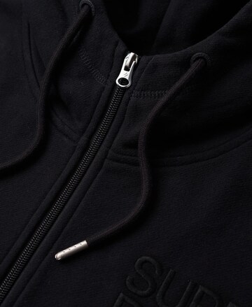 Superdry Sweatjakke 'Brand Mark' i sort