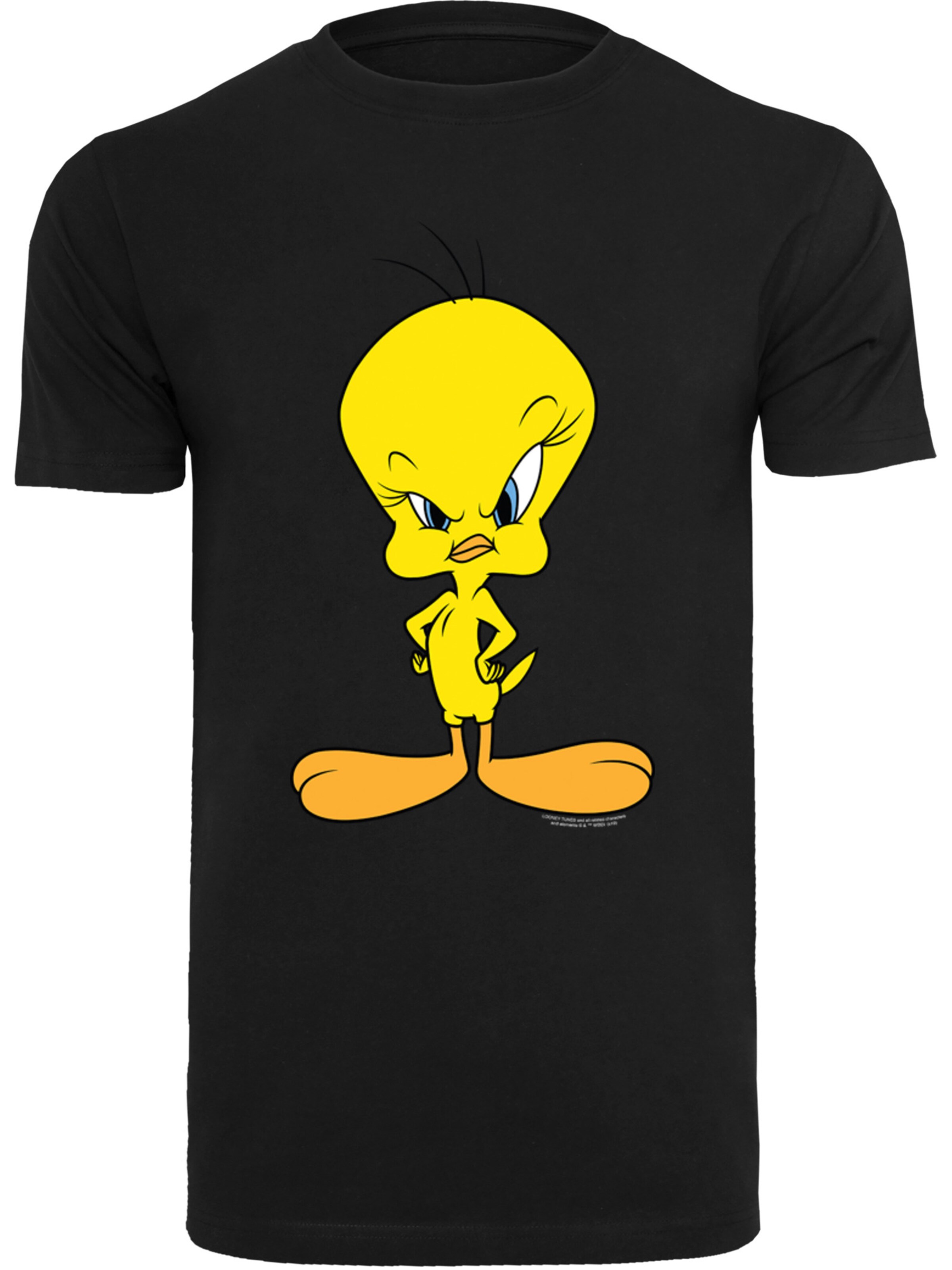 Männer Große Größen F4NT4STIC Shirt 'Looney Tunes' in Schwarz - UM14220 Männer Große Größen F4NT4STIC Shirt 'Looney Tunes' in Schwarz - UM14220