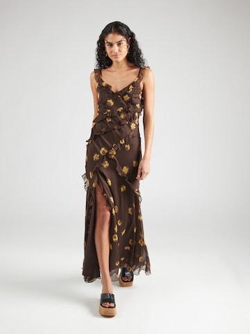 TOPSHOP Kleid in Braun: Vorderseite