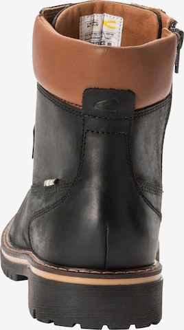 CAMEL ACTIVE Lace-Up Ankle Boots in Black
