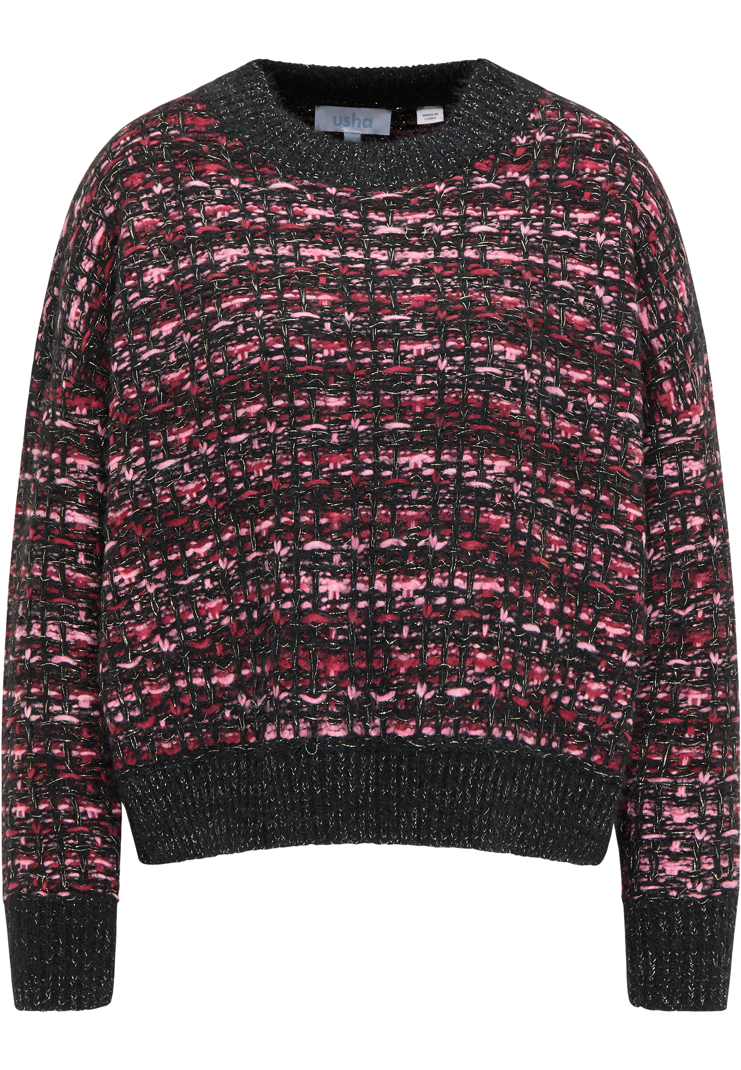 Taglie comode q9iBR usha BLUE LABEL Pullover in Nero Taglie comode q9iBR usha BLUE LABEL Pullover in Nero