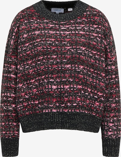 usha BLUE LABEL Strickpullover in pink / schwarz / weiß, Produktansicht