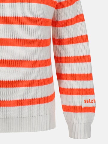 Sweat-shirt 'Verbaast' salzhaut en orange