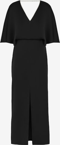 NOCTURNE - Vestido en negro: frente