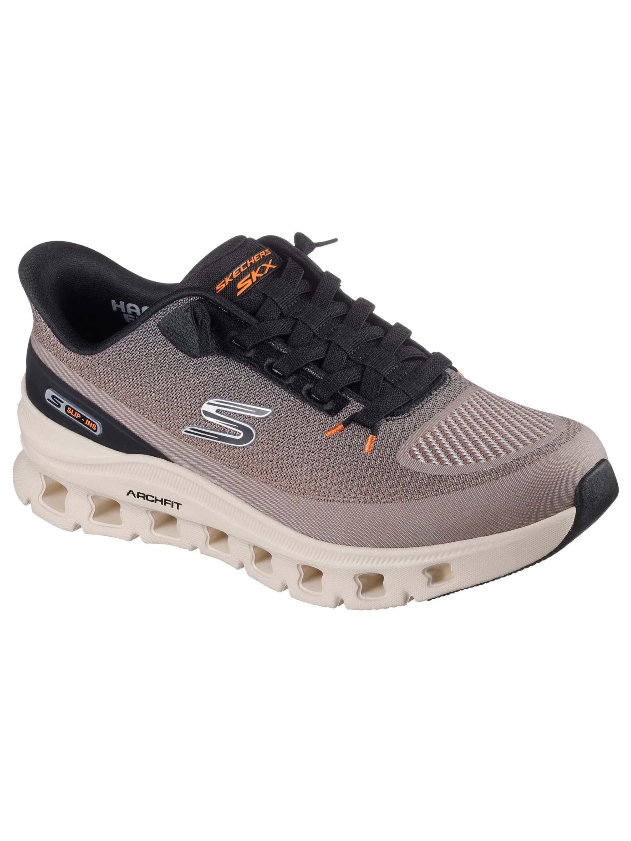 SKECHERS Running shoe 'Arch Fit Glide-Step Pro' in Taupe / Black / White, Item view