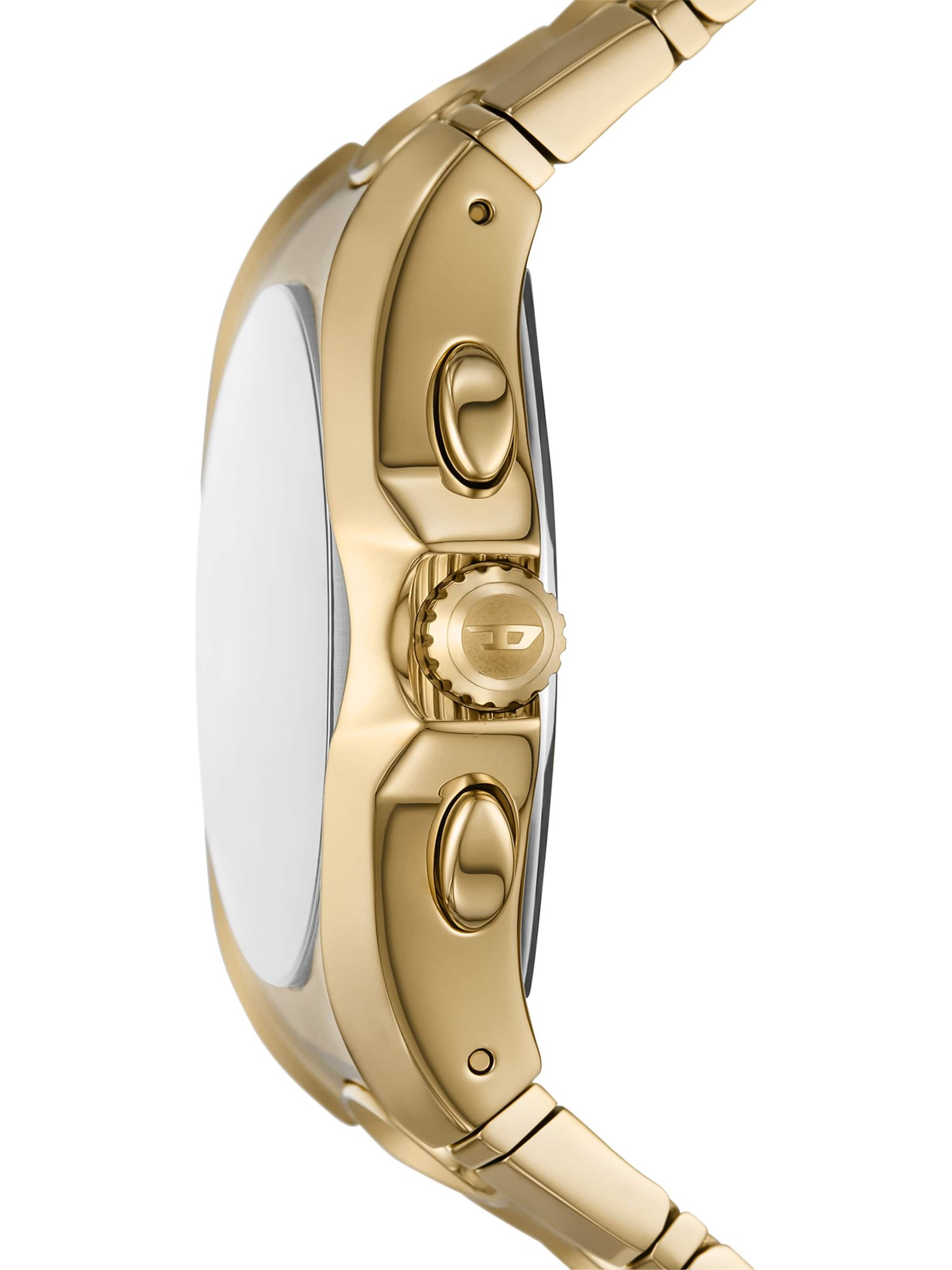 DIESEL Uhr 'CURVE' in Gold