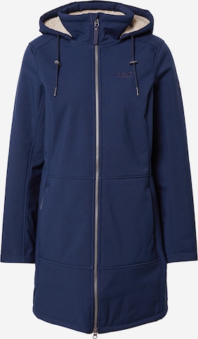 JACK WOLFSKIN Performance Jacket 'Windy Valley' in Blue: front