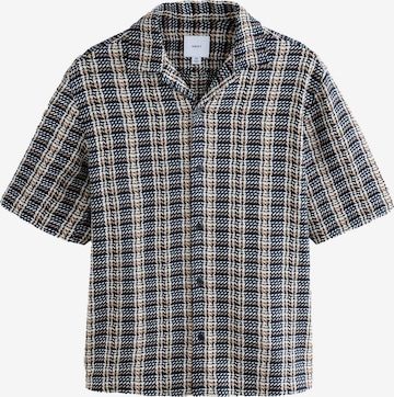 Next Regular fit Button Up Shirt in Blue: front