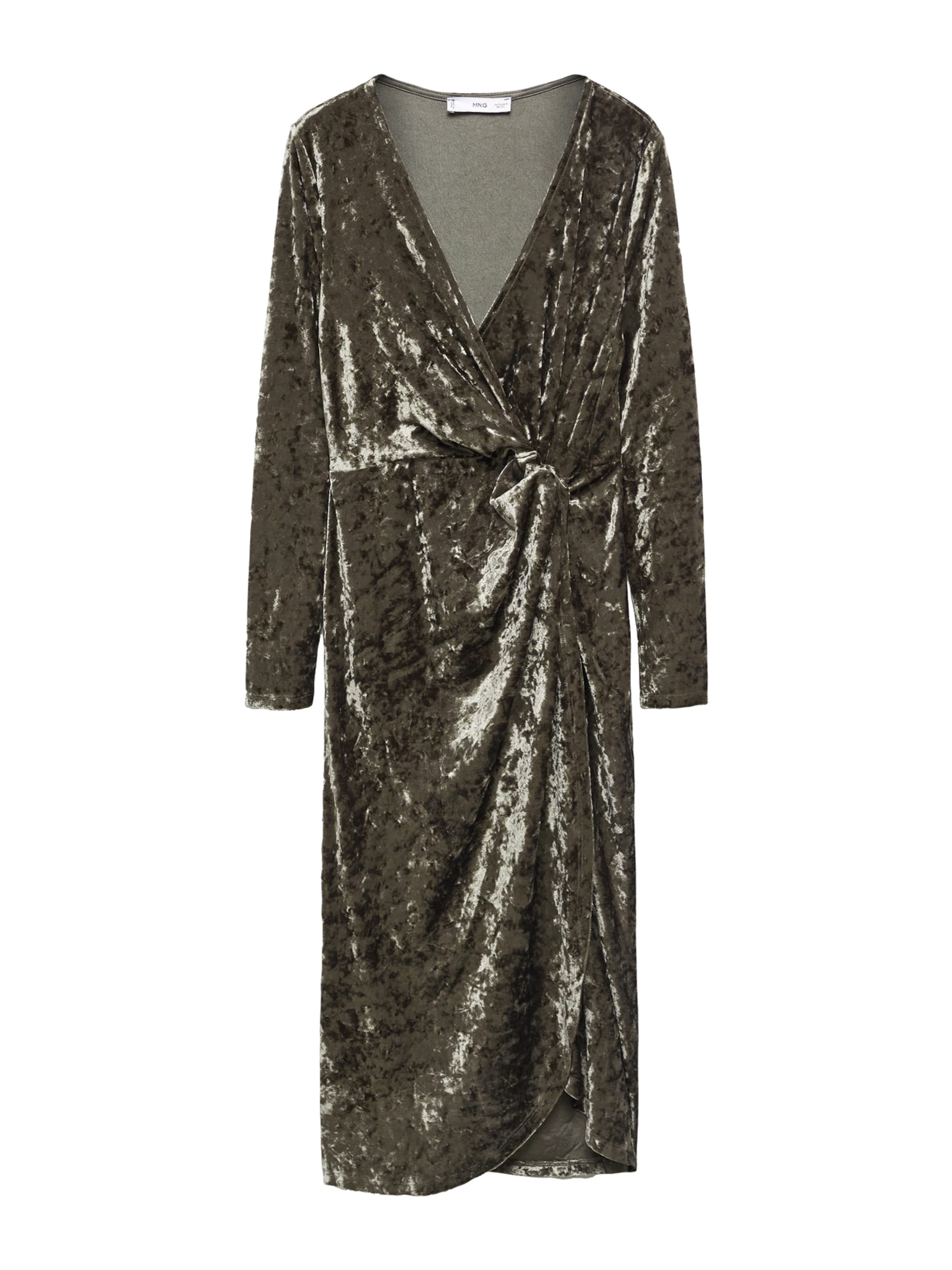 MANGO Evening dress 'Xmarti' in Green: front