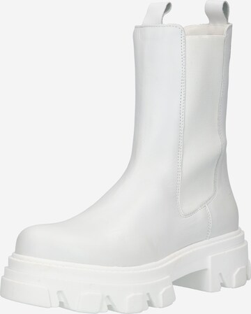 The Original 1936 Copenhagen Chelsea Boots 'The Ines' in White: front