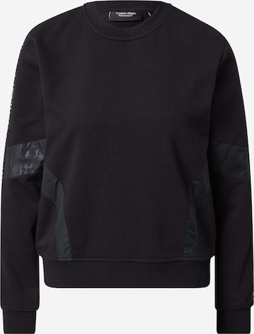 Calvin Klein Sport Sportsweatshirt in Schwarz: predná strana