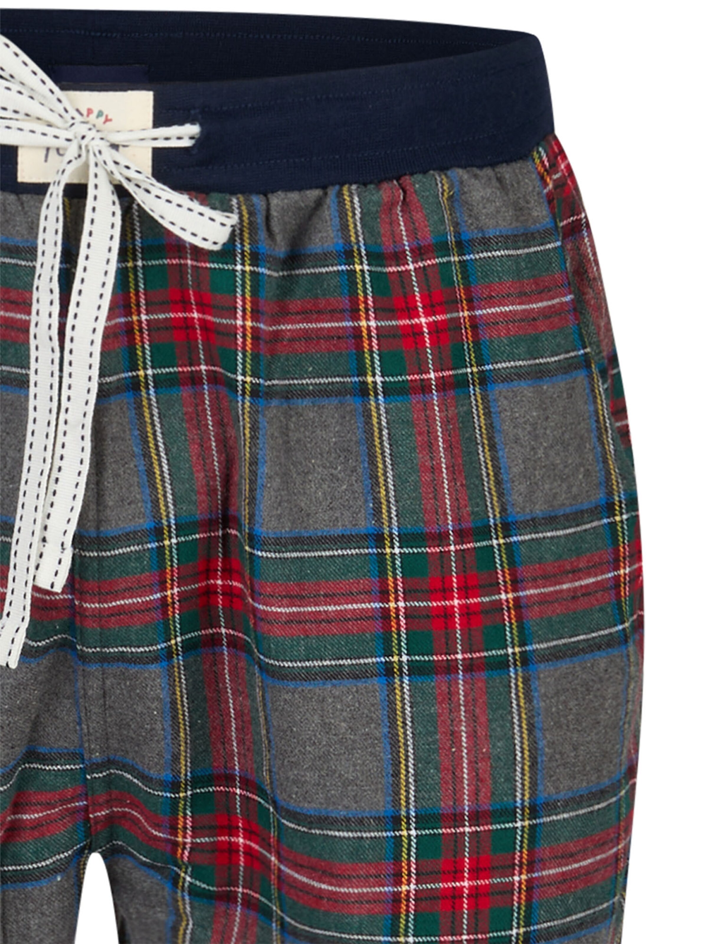 Happy Shorts Pajama pants 'Christmas' in Grey