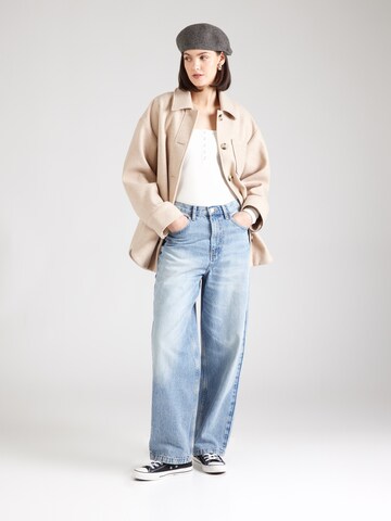 TOPSHOP Wide leg Jeans i blå