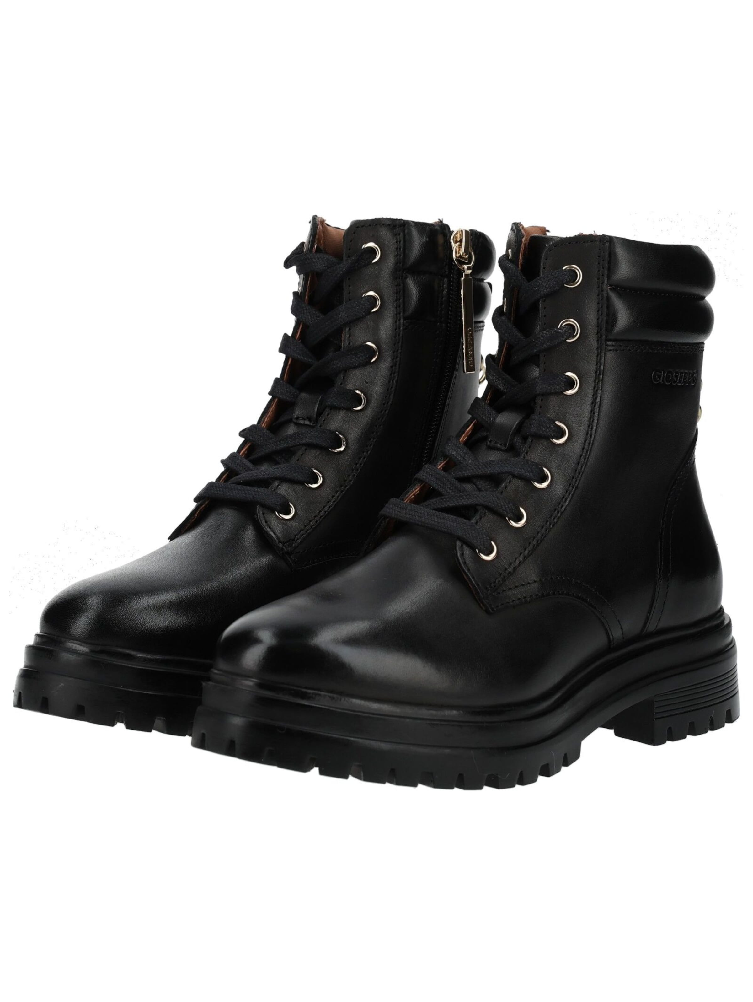 Bottines à lacets GIOSEPPO en noir