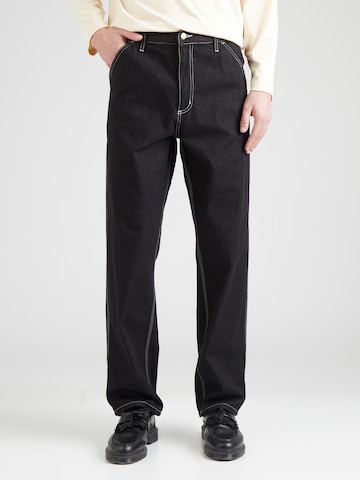 Wide leg Jeans 'Simple' di Carhartt WIP in nero: frontale