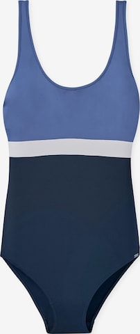 SCHIESSER Swimsuit ' Ocean Swim ' in Blue: front