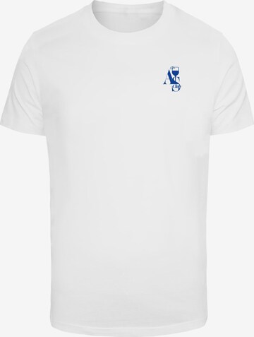 T-Shirt 'Club' Mister Tee en blanc : devant