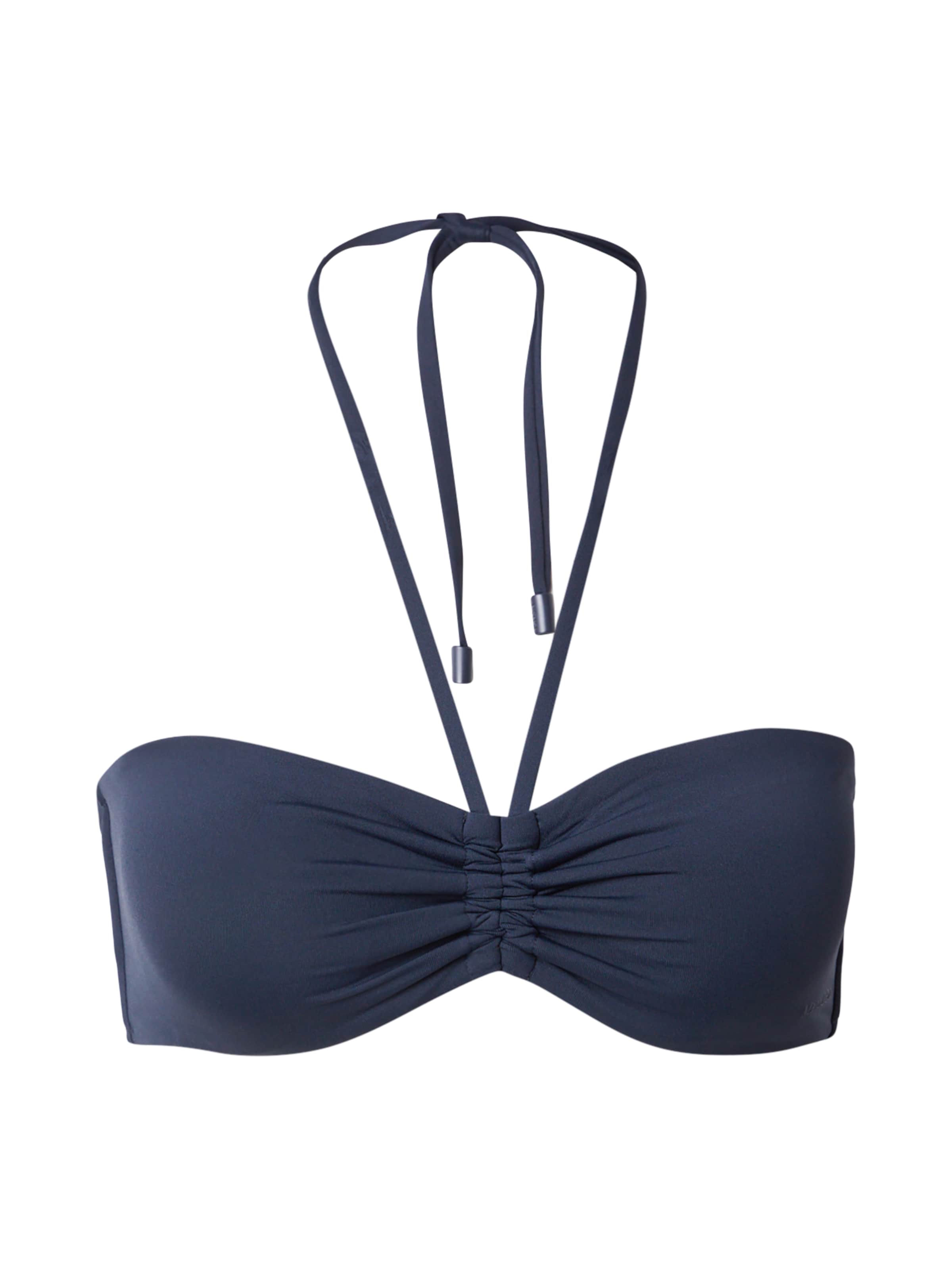 Marc O'Polo - Bandeau Top de bikini 'Essentials' en azul: frente