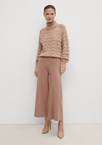 COMMA Wide Leg Hose in Braun