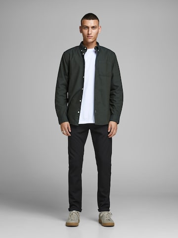 JACK & JONES Normální Chino kalhoty 'Marco Connor 769' – černá