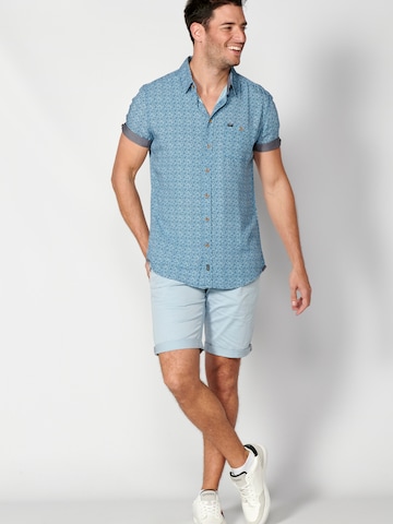 Coupe regular Chemise KOROSHI en bleu