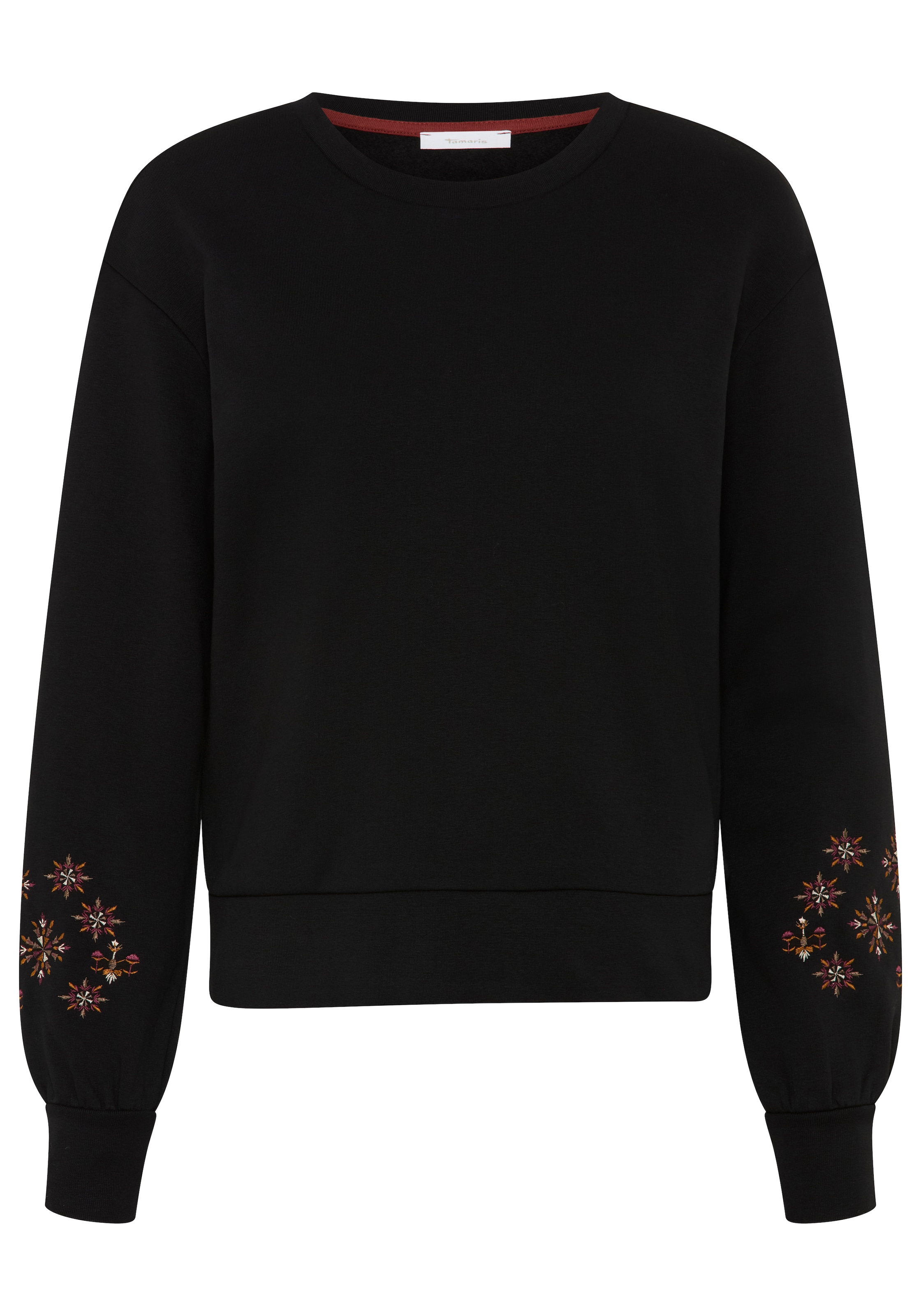 Tamaris Sweatshirt in Black: front