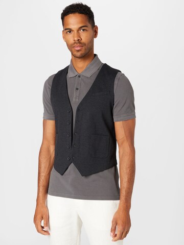 Gilet de costume Lindbergh en gris : devant