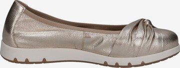 CAPRICE Ballet Flats in Gold