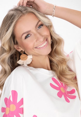 IZIA - Camiseta en blanco