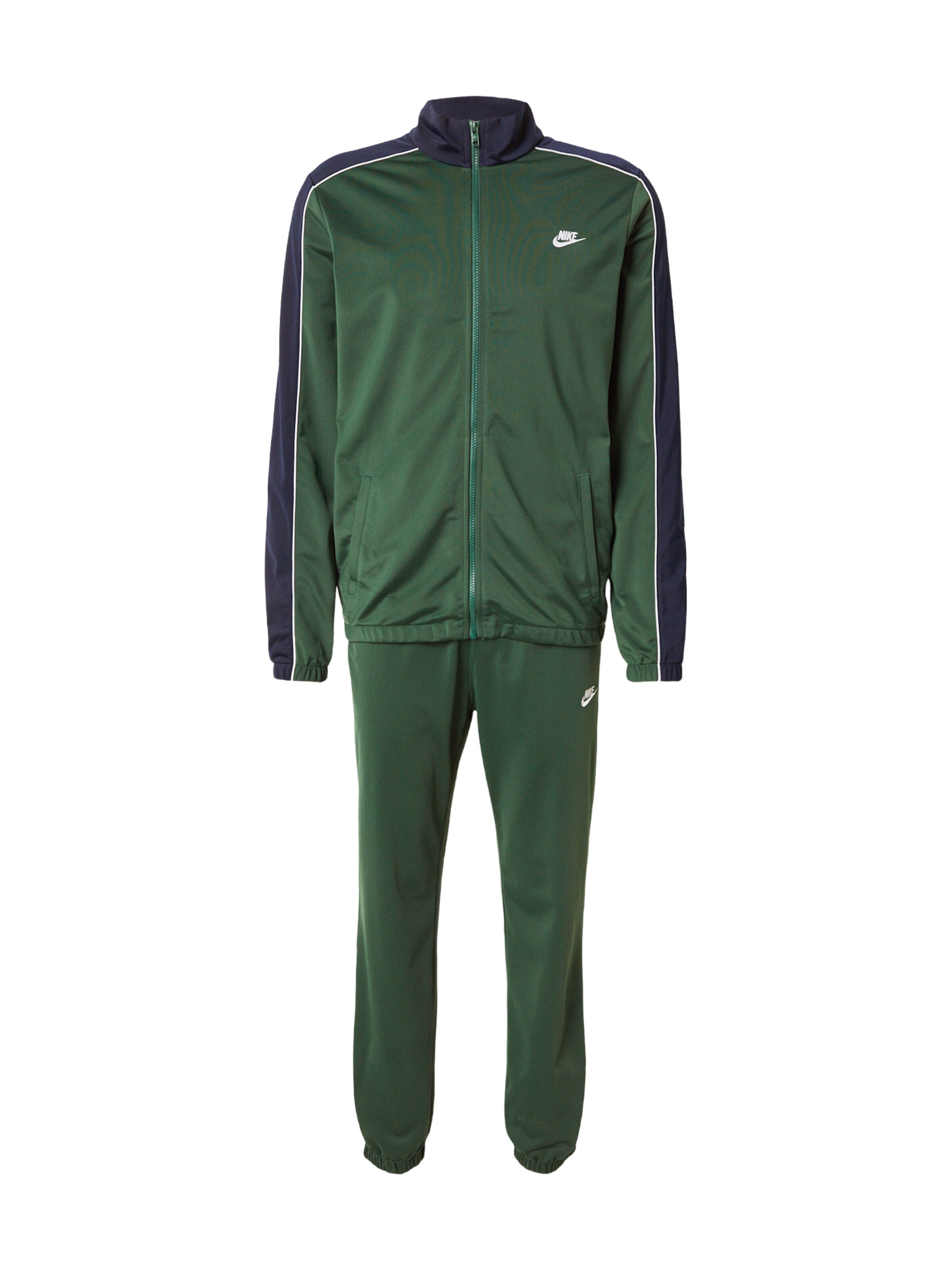 Nike Sportswear Φόρμα τρεξίματος 'CLUB' σε πράσινο: μπροστά