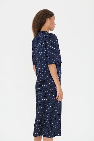 SAINT TROPEZ Bluse in Blau