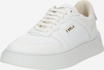 Sneaker low de la FURLA pe auriu: față