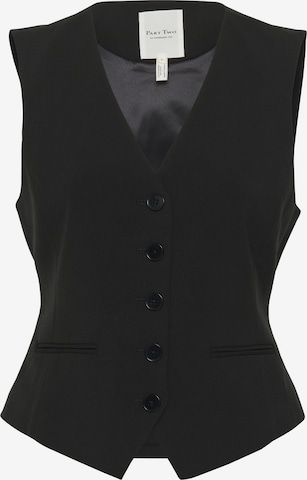 Gilet Part Two en noir : devant