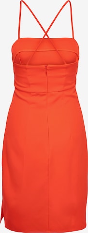 ONLY - Vestido de cocktail 'ABBA STRAP' em laranja