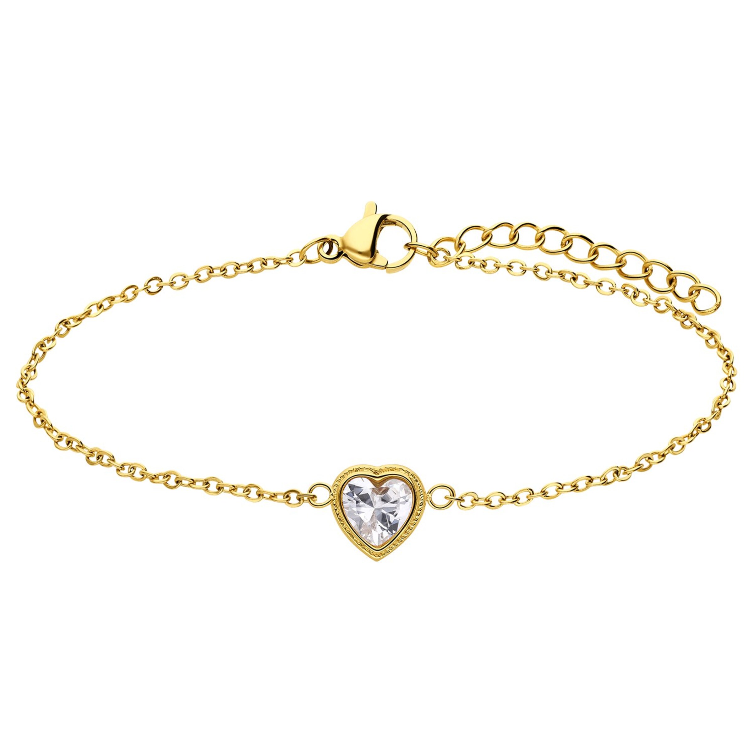 Lucardi Bracelet 'Weinlese' in Gold: front