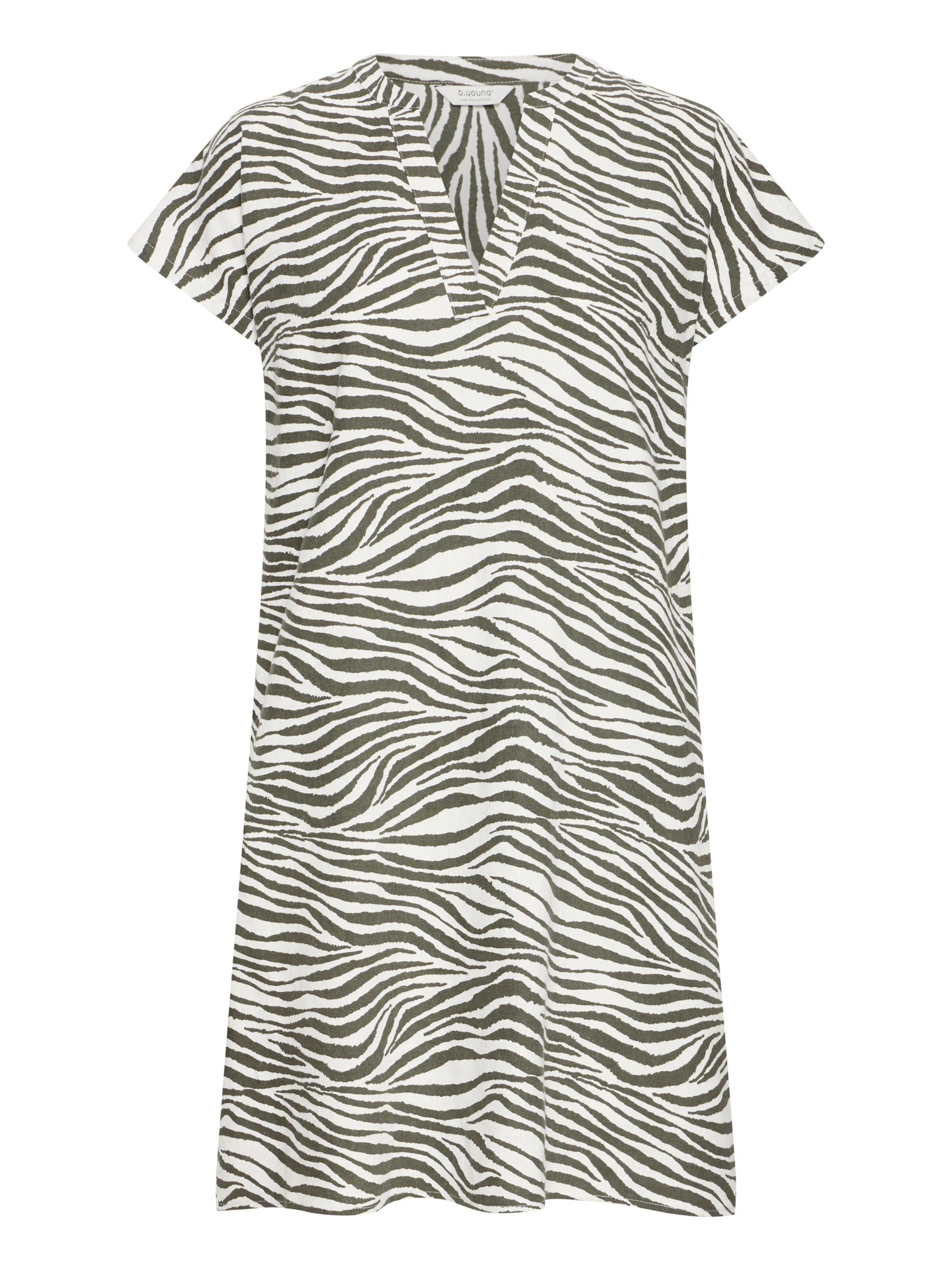 b.young Sommerkjole 'Falakka' i hvid: forside