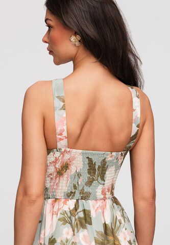 Robe de soirée 'LA-OM-DLR346' Ombre en bleu