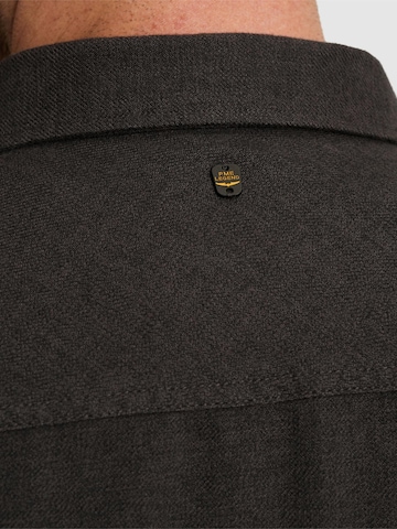 PME Legend Regular Fit Skjorte 'Shirt with allover texture' i sort