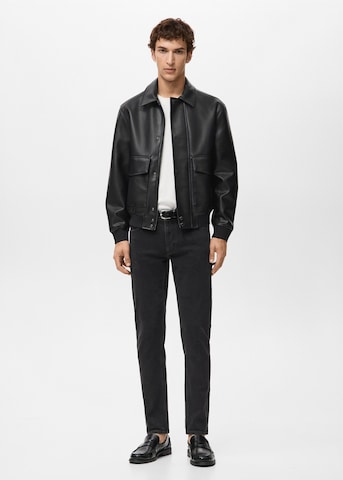 MANGO MAN Between-Season Jacket 'Ely' in Black