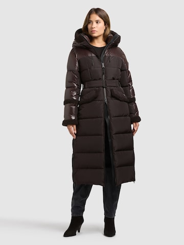 brūns khujo Ziemas mētelis 'Julita3'
